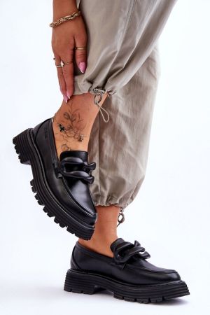 Mocasini dama negru Step in style - mocasini dama