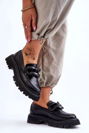 Mocasini dama negru Step in style - mocasini dama