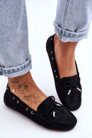 Mocasini dama negru Step in style - mocasini dama
