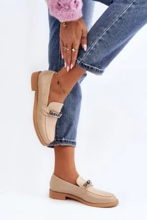 Mocasini dama bej Step in style - mocasini dama
