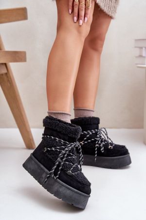 Botine dama negru Step in style - botine dama