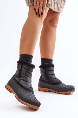 Botine dama negru Step in style - botine dama
