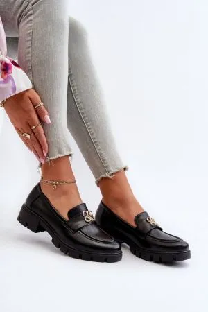 Mocasini dama negru Step in style - mocasini dama
