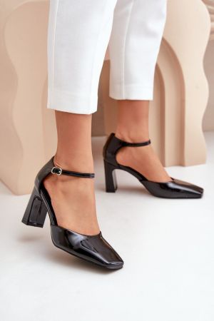 Pantofi cu toc negru Step in style - pantofi cu toc