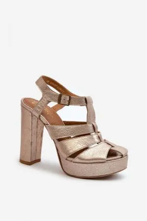 Sandale dama galben Step in style - sandale dama