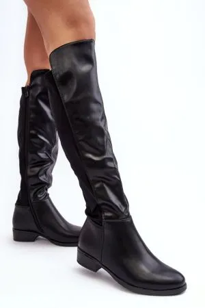 Cizme dama negru Step in style - cizme dama