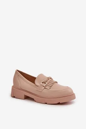 Mocasini dama bej Step in style - mocasini dama