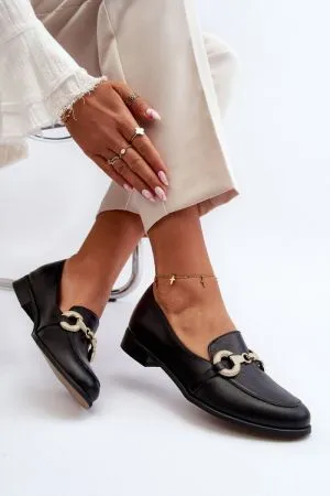 Mocasini dama negru Step in style - mocasini dama
