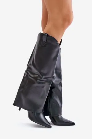 Cizme dama negru Step in style - cizme dama