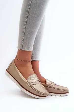 Mocasini dama galben Step in style - mocasini dama