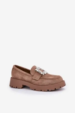 Mocasini dama bej Step in style - mocasini dama