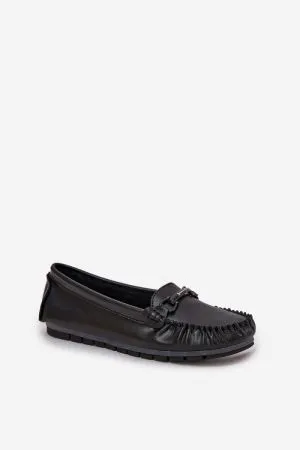 Mocasini dama negru Step in style - mocasini dama