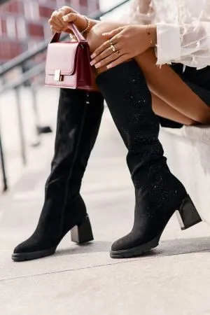 Cizme dama negru Step in style - cizme dama