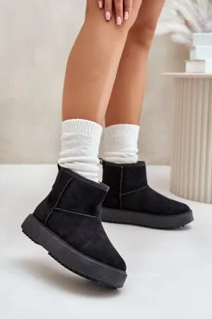Botine dama negru Step in style - botine dama