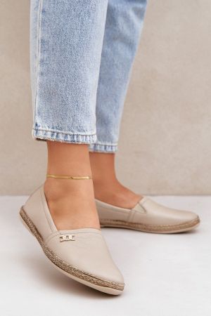 Espadrile dama bej Step in style - espadrile dama