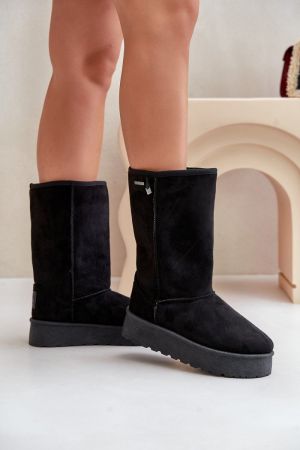 Botine dama negru Step in style - botine dama