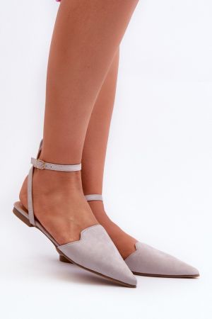 Balerini dama gri Step in style - balerini dama