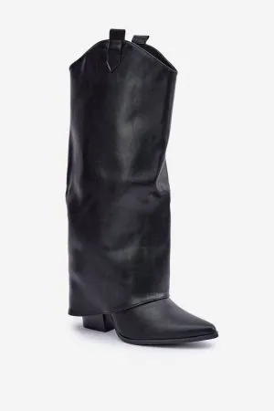 Cizme dama negru Step in style - cizme dama