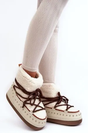 Botine dama bej Step in style - botine dama
