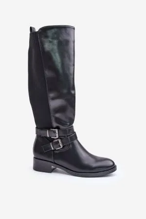Cizme dama negru Step in style - cizme dama