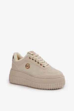 Pantofi sport dama bej Step in style - pantofi sport dama, tenisi dama