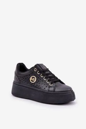 Pantofi sport dama negru Step in style - pantofi sport dama, tenisi dama