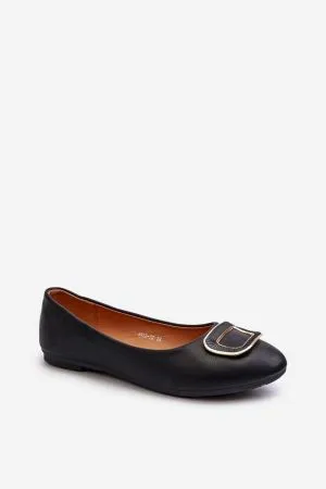 Balerini dama negru Step in style - balerini dama