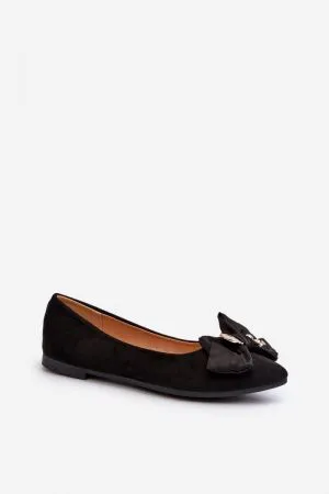 Balerini dama negru Step in style - balerini dama