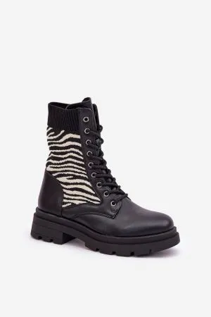 Botine dama negru Step in style - botine dama