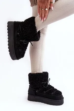 Botine dama negru Step in style - botine dama