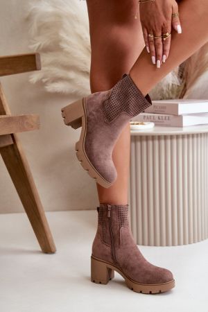 Botine dama maro Step in style - botine dama