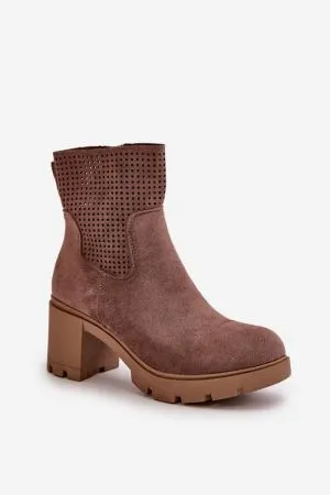 Botine dama maro Step in style - botine dama