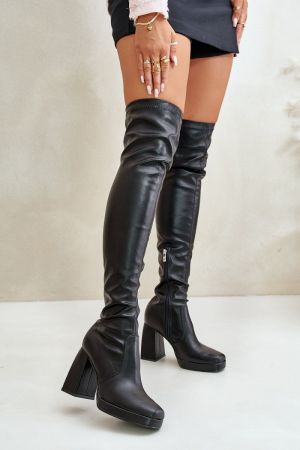 Cizme dama negru Step in style - cizme dama
