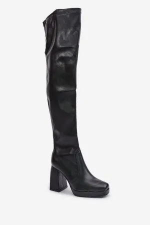 Cizme dama negru Step in style - cizme dama