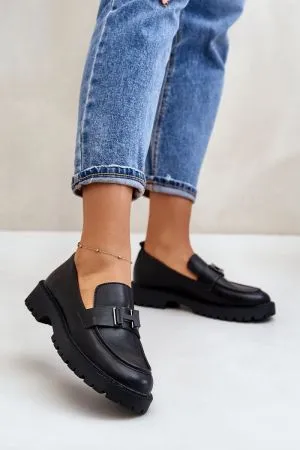 Mocasini dama negru Step in style - mocasini dama