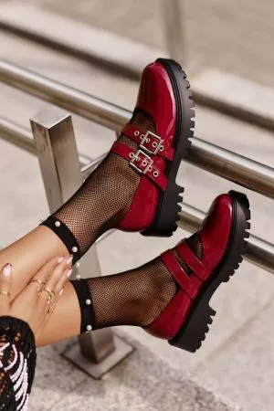 Botine dama rosu Step in style - botine dama