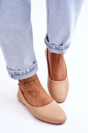 Balerini dama bej Step in style - balerini dama
