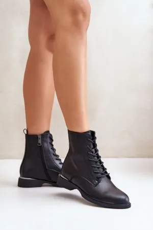 Botine dama negru Step in style - botine dama