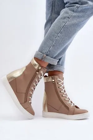 Sneakers dama bej Step in style - sneakers dama, tenisi dama