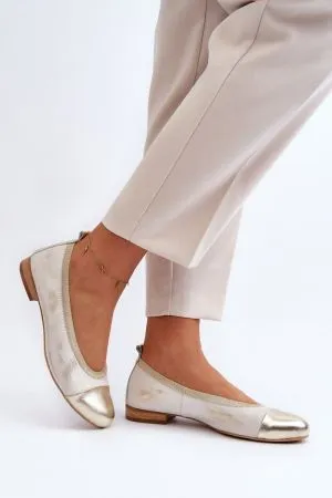 Balerini dama galben Step in style - balerini dama