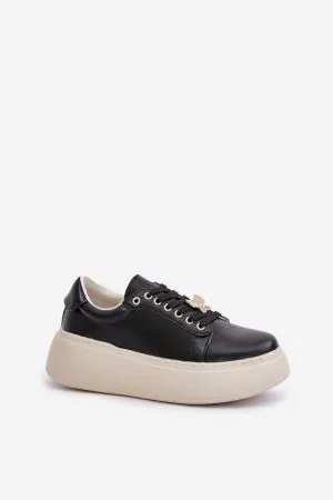 Pantofi sport dama negru Step in style - pantofi sport dama, tenisi dama