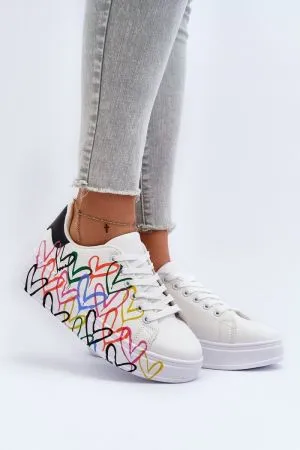 Pantofi sport dama alb Step in style - pantofi sport dama, tenisi dama