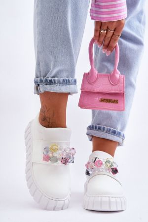 Pantofi sport dama alb Step in style - pantofi sport dama, tenisi dama