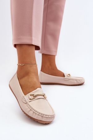 Mocasini dama bej Step in style - mocasini dama