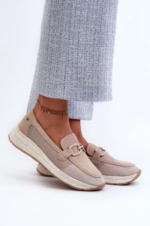 Mocasini dama bej Step in style - mocasini dama