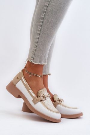Mocasini dama alb Step in style - mocasini dama