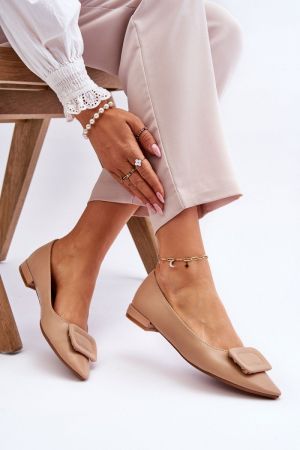 Balerini dama bej Step in style - balerini dama