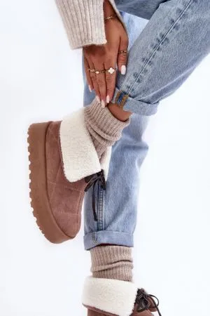 Botine dama bej Step in style - botine dama