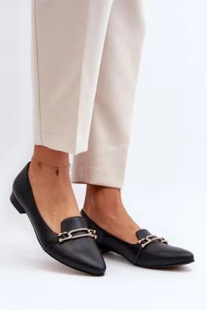 Balerini dama negru Step in style - balerini dama
