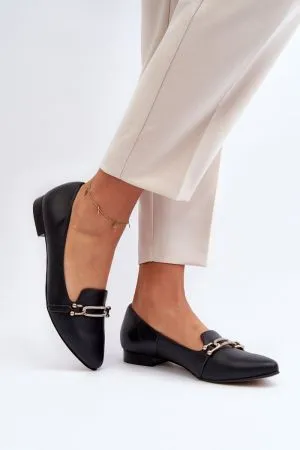 Balerini dama negru Step in style - balerini dama